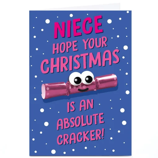 Personalised Bangheads Christmas Card - Absolute Cracker