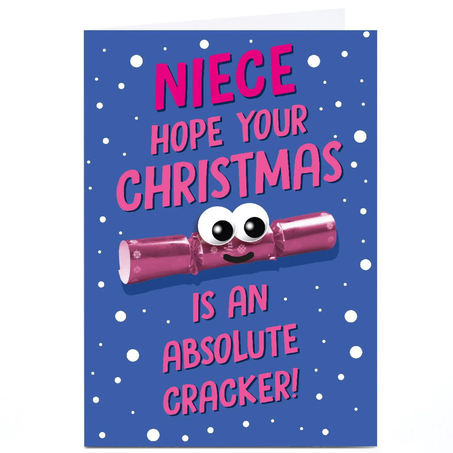 Personalised Bangheads Christmas Card - Absolute Cracker