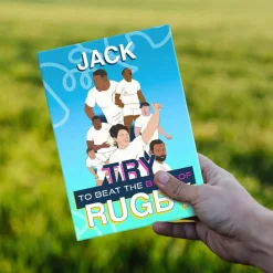 Personalised Beat The Book Rugby Quiz Book