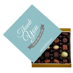 Personalised Belgian Chocolates - Thank You