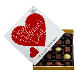 Personalised Belgian Chocolates - Happy Valentine's Day