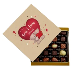 Personalised Belgian Chocolates - Hugs To The One I Love