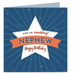 Personalised Birthday Card - Amazing Nephew