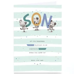 Personalised Birthday Card - You Are Something Special, Son