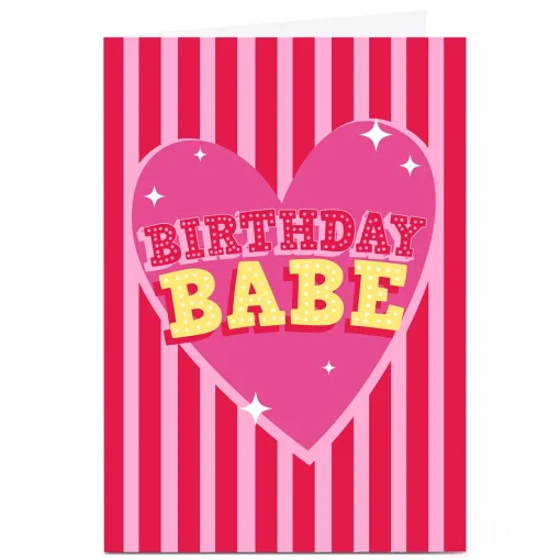 Personalised Birthday Card - Birthday Babe