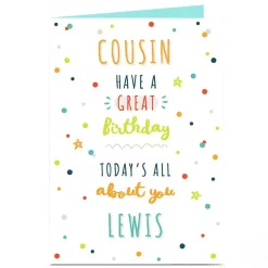Personalised Birthday Card - Have A Great Birthday