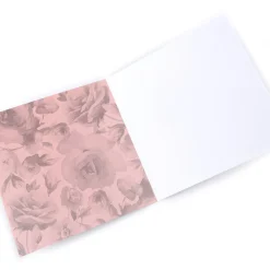 Personalised Birthday Card - Pink Roses and Bows, Grandma
