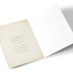 Personalised Birthday Card - On Your Birthday and Always Poem, Nannie