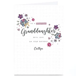 Personalised Birthday Card - Granddaughter