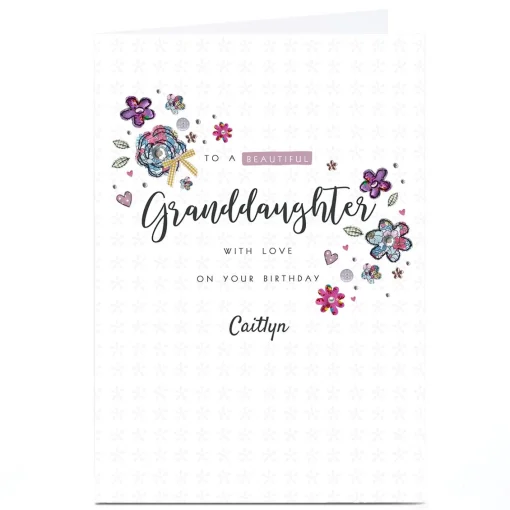 Personalised Birthday Card - Granddaughter