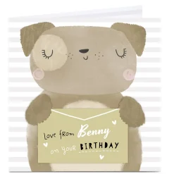 Personalised Birthday Card - From the Dog