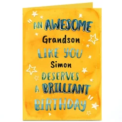 Personalised Birthday Card - Awesome Like You
