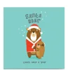 Personalised Blue Kiwi Christmas Card - Santa Bear