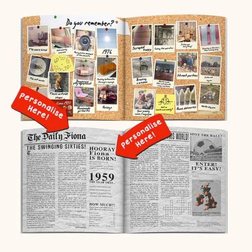 Personalised Book - Memory Lane 60th Birthday