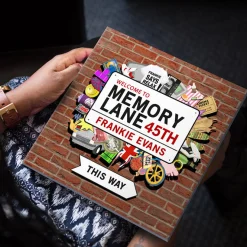 Personalised Book - Memory Lane 45th Birthday