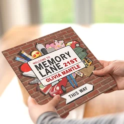 Personalised Book - Memory Lane 21st Birthday