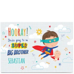 Personalised Card - Baby Big Brother