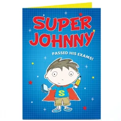 Personalised Card - Exam Superhero