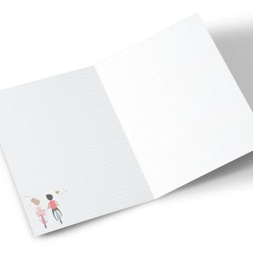 Personalised Card - For My Girlfriend, Bicycles