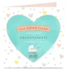 Personalised Card - New Baby - Grandparents Hearts Cute