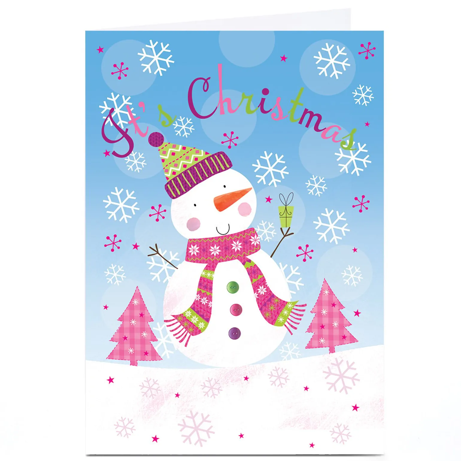 Personalised Christmas Card - It's Christmas