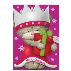 Personalised Christmas Card - HUGS - Merry Christmas