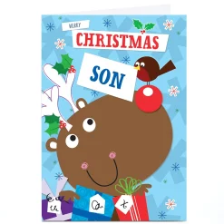 Personalised Christmas Card - Son
