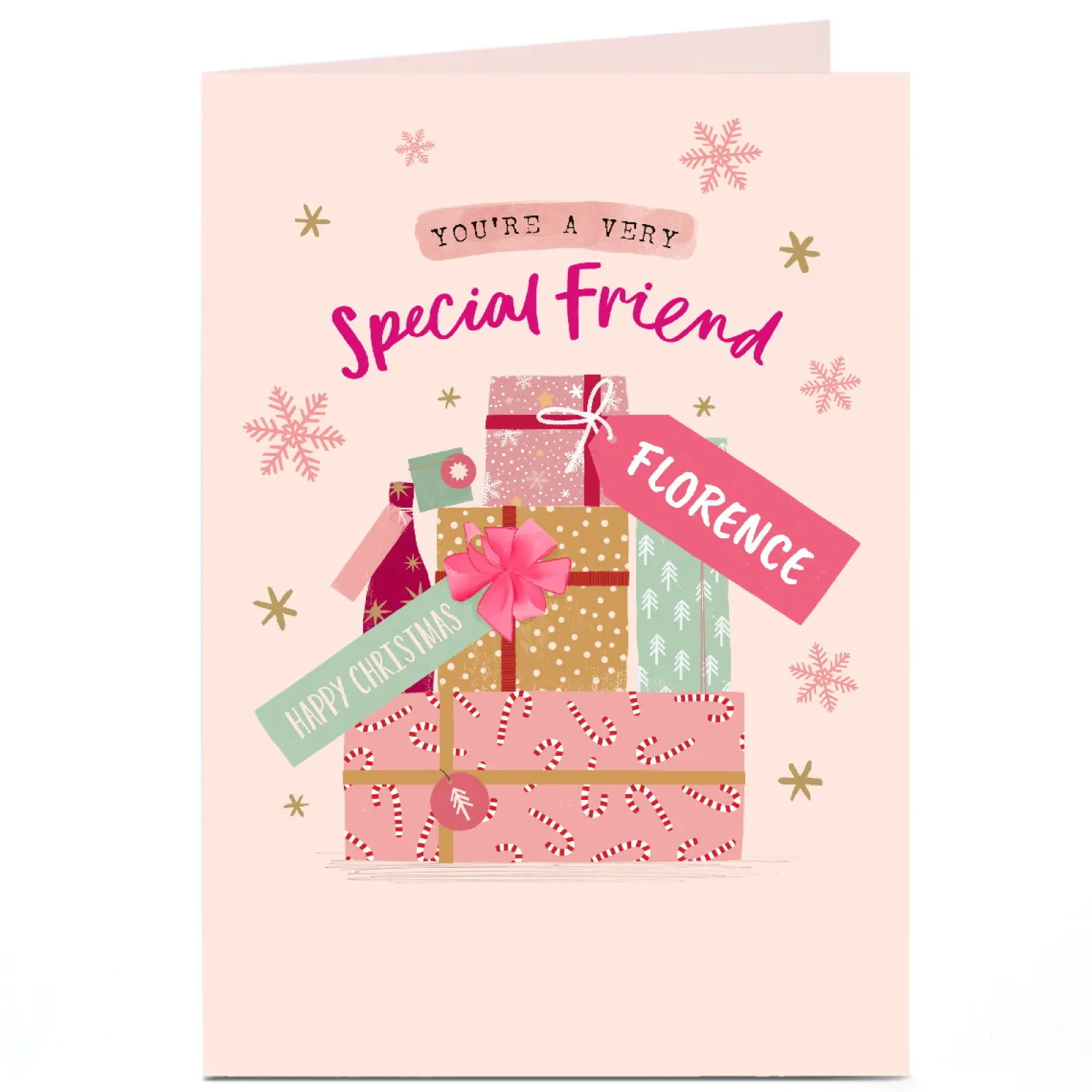 Personalised Christmas Card - Special Friend