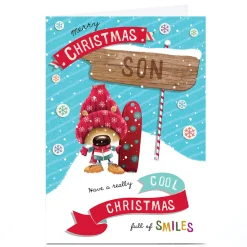 Personalised Christmas Card - Son