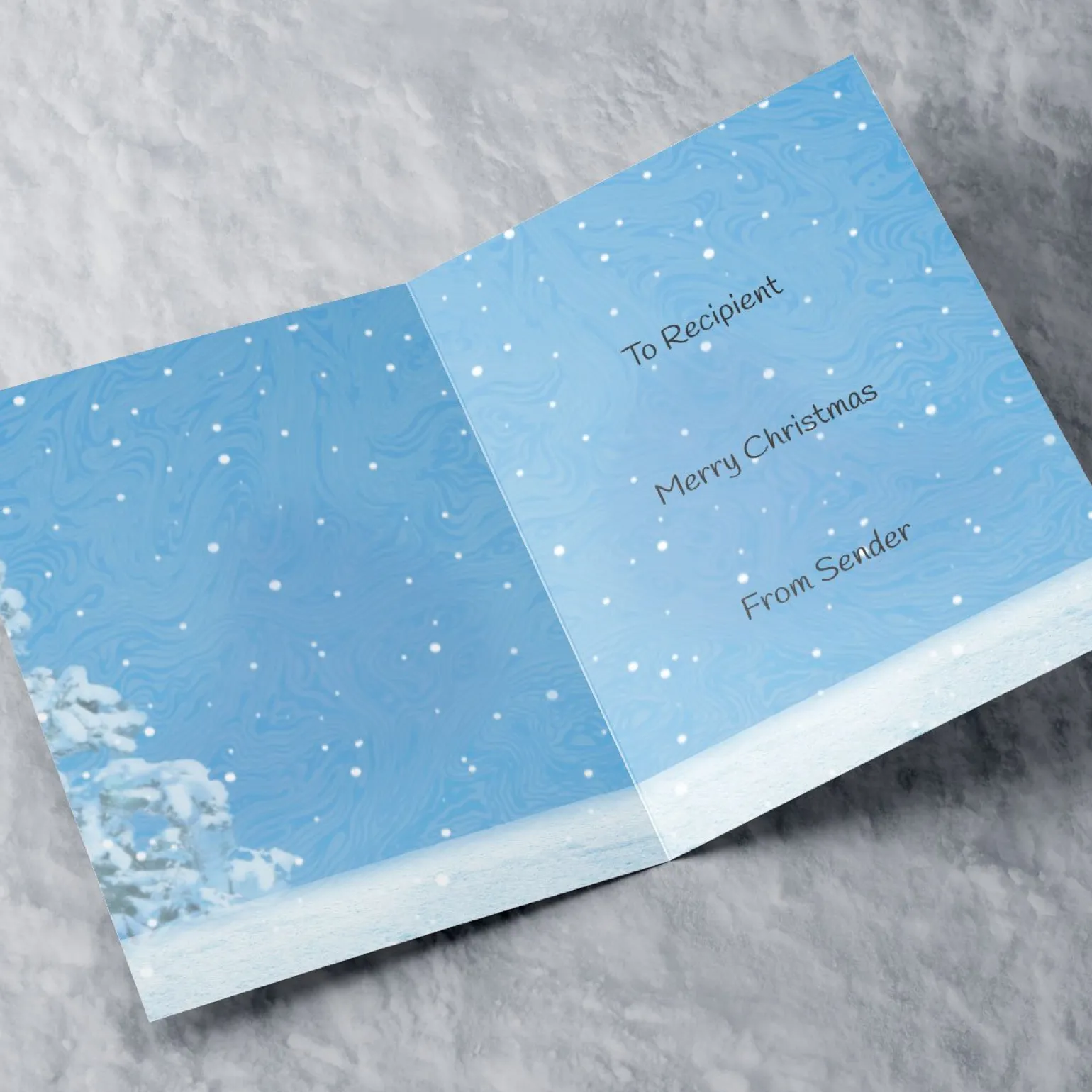 Personalised Christmas Card - Meerkat Family