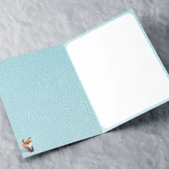 Personalised Christmas Card - Friendly Fox