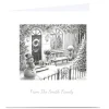 Personalised Christmas Card - Snowy Doorstep