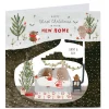 Personalised Christmas Card - New Home, Hedgehogs