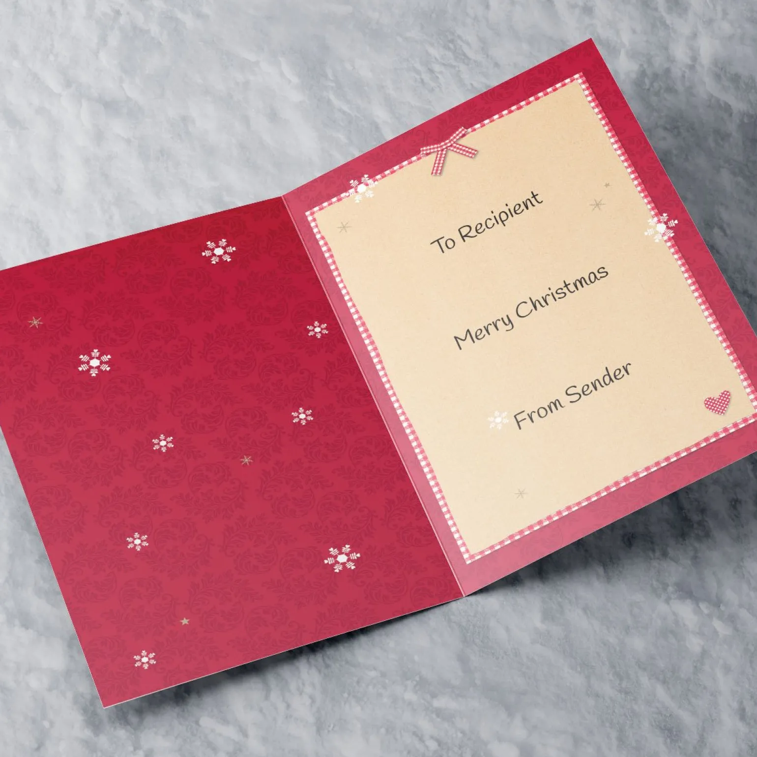Personalised Christmas Card - Perfect Christmas