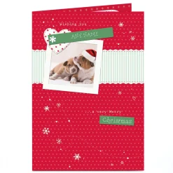 Personalised Christmas Card - Doggy Cuddles