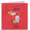 Personalised Christmas Card - Time To Celebrate, Drinks