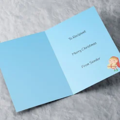 Personalised Christmas Card - Loading The Presents