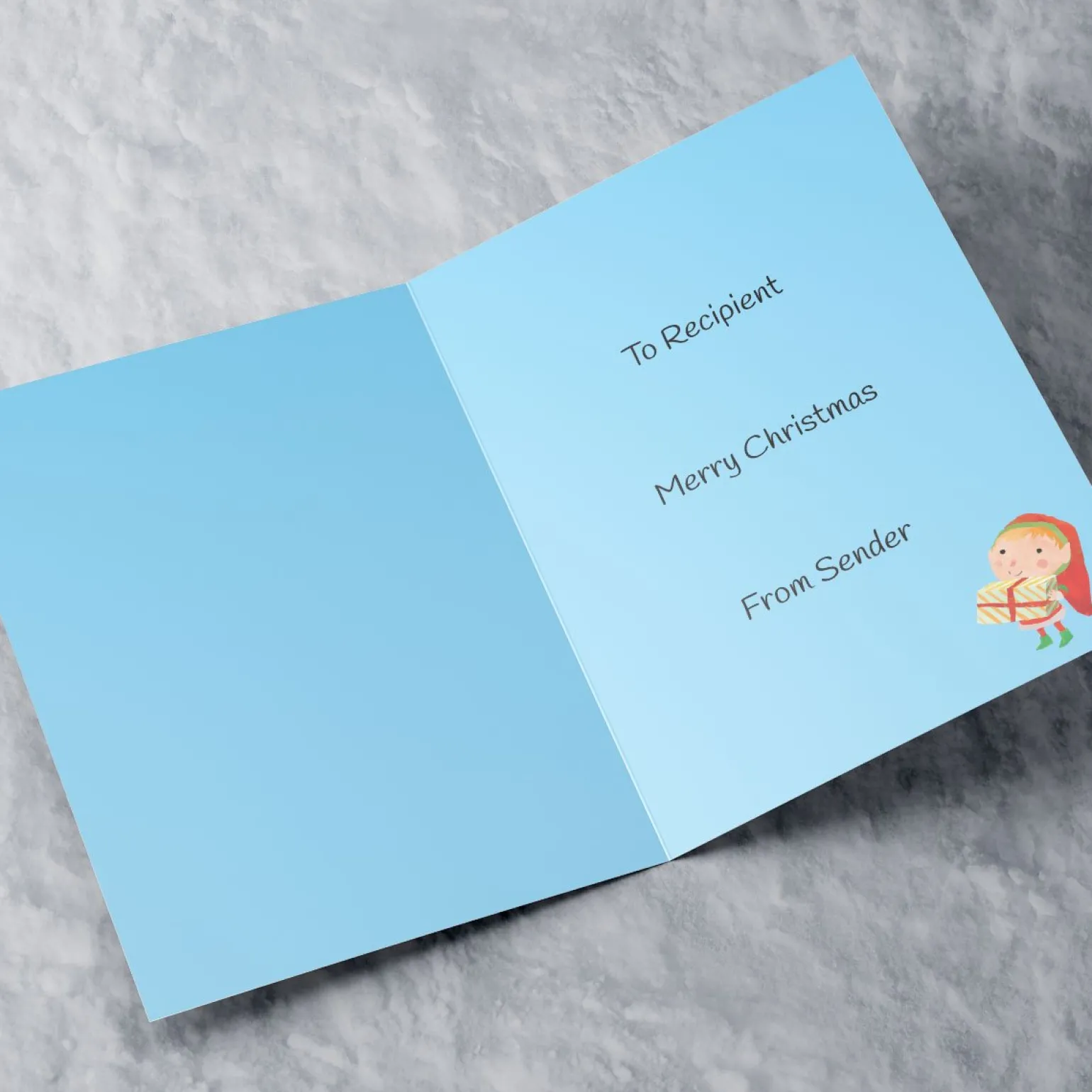 Personalised Christmas Card - Loading The Presents