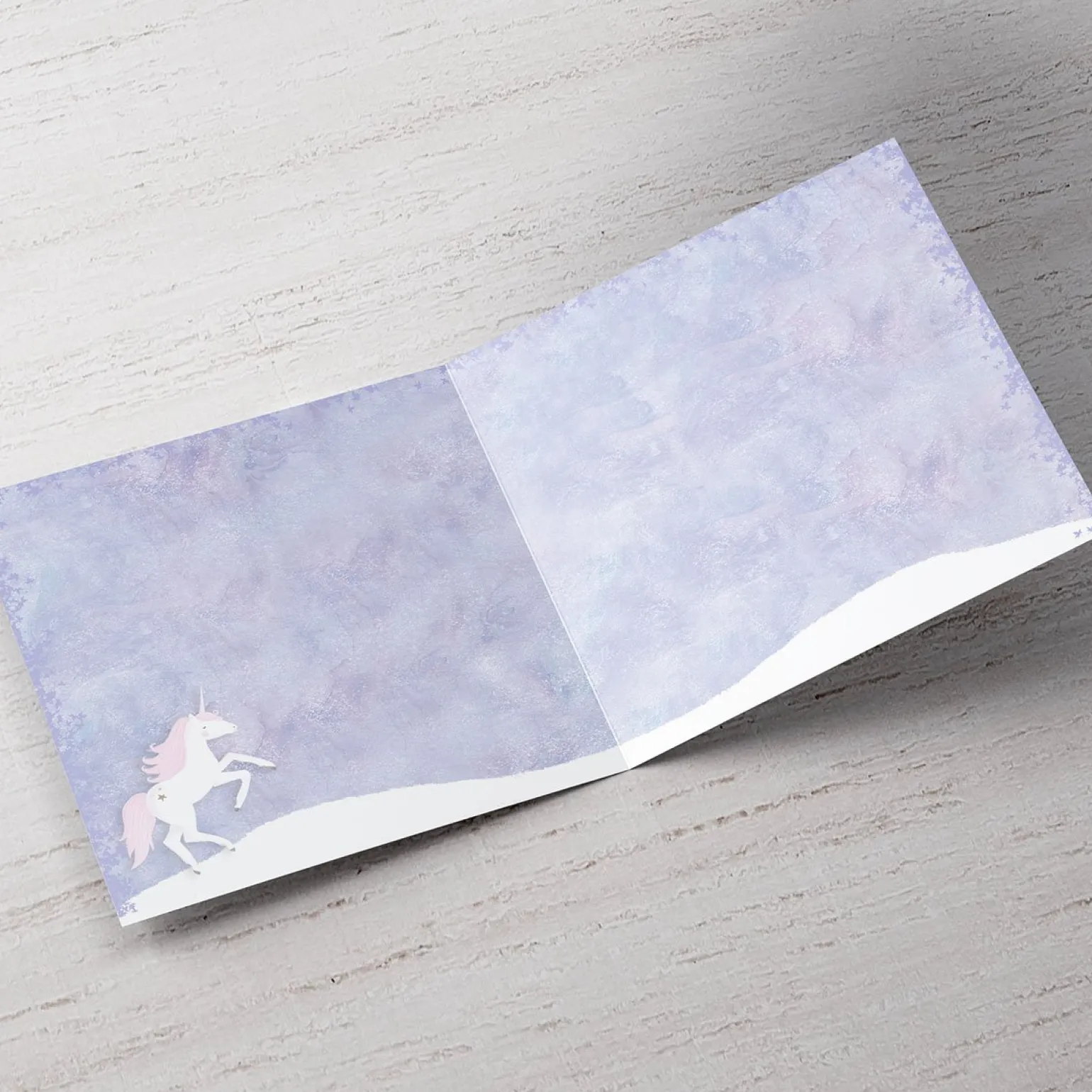 Personalised Christmas Card - Magical Unicorn, Niece