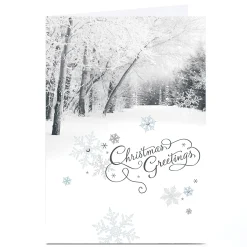 Personalised Christmas Card - Christmas Greetings