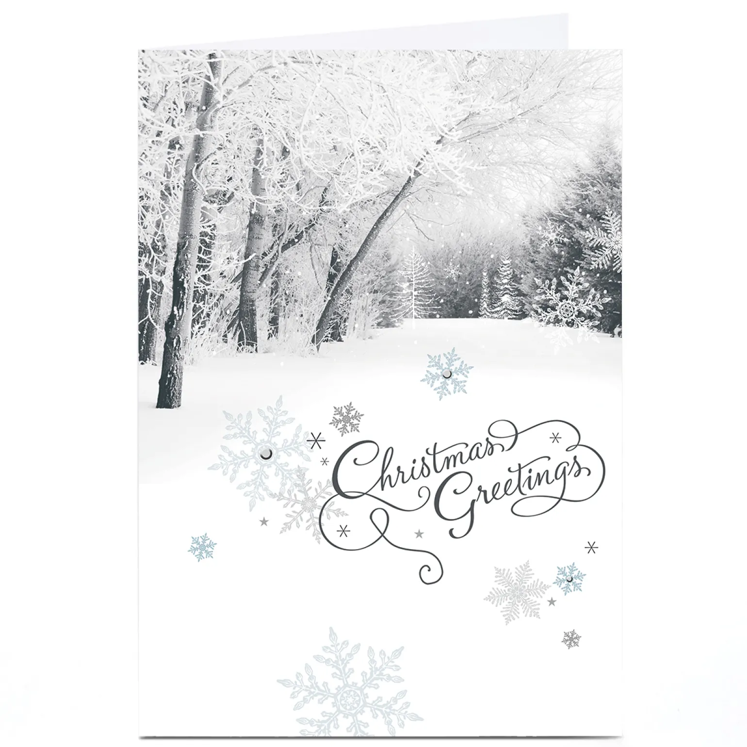 Personalised Christmas Card - Christmas Greetings