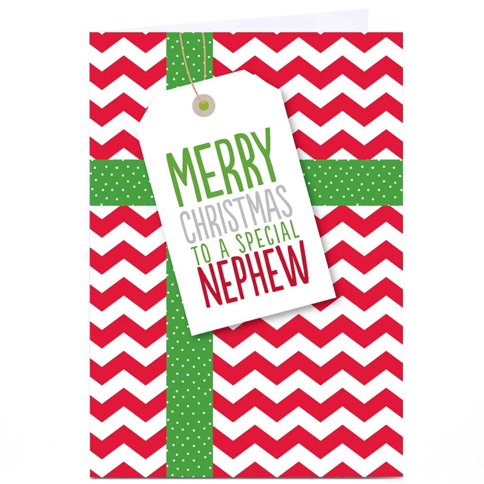 Personalised Christmas Card - Special Nephew