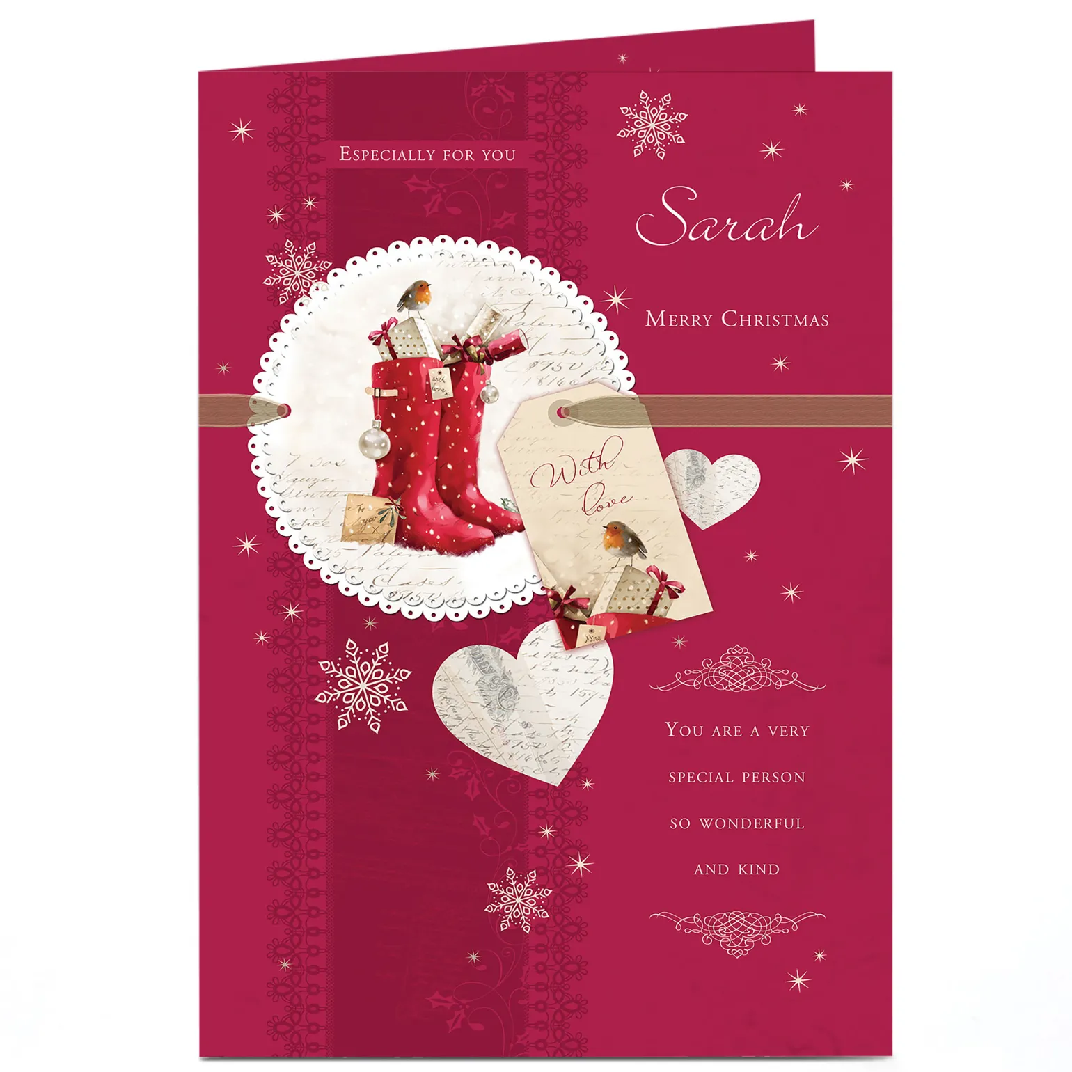 Personalised Christmas Card - Especially For You