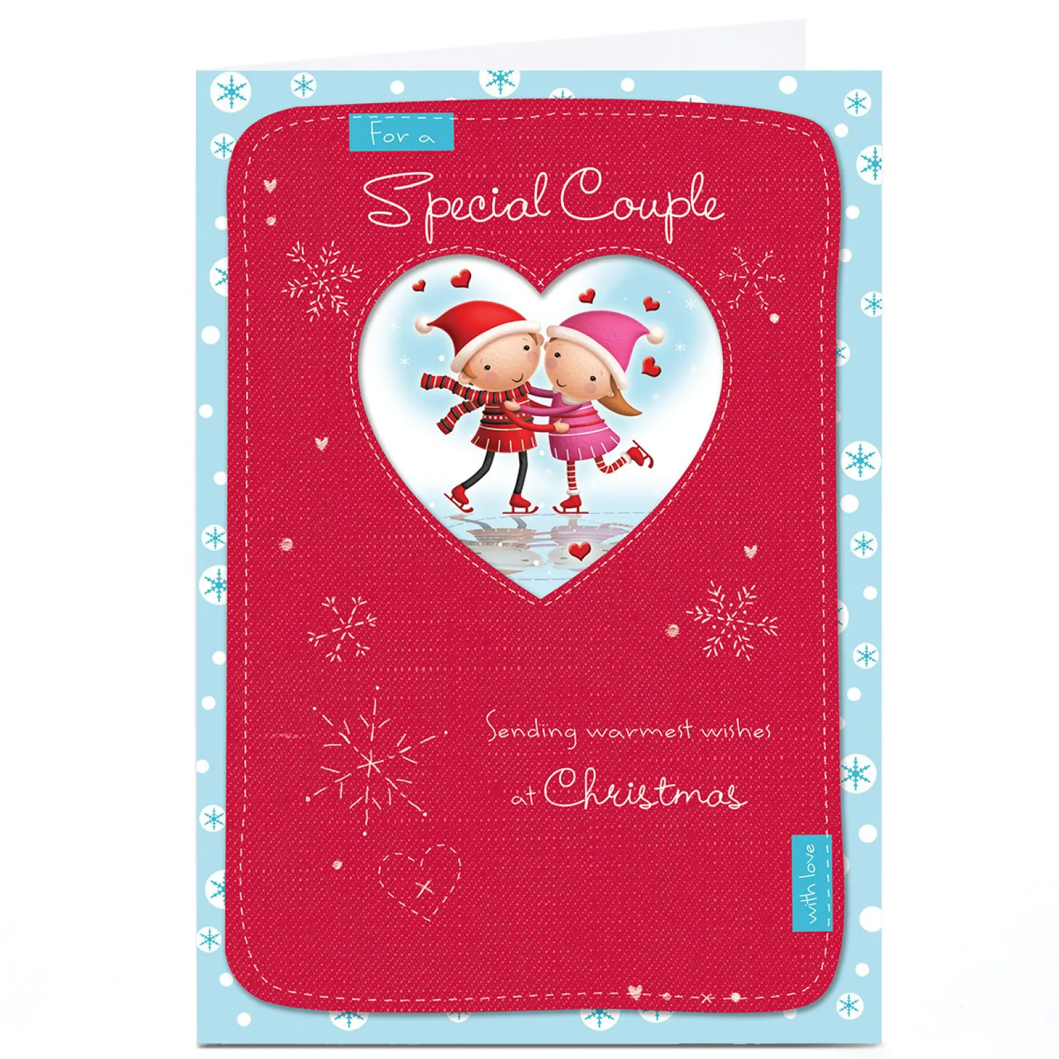 Personalised Christmas Card - Special Couple