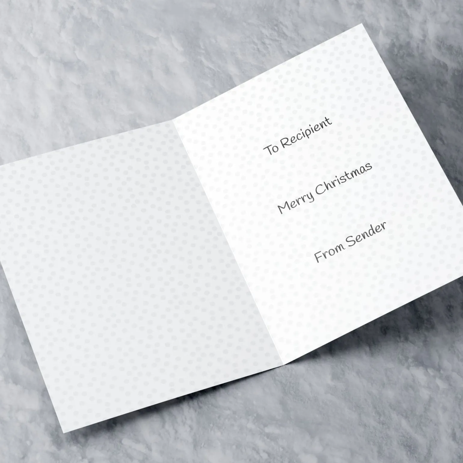 Personalised Christmas Card - Super Sparkly