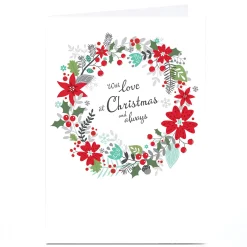 Personalised Christmas Card - Christmas & Always