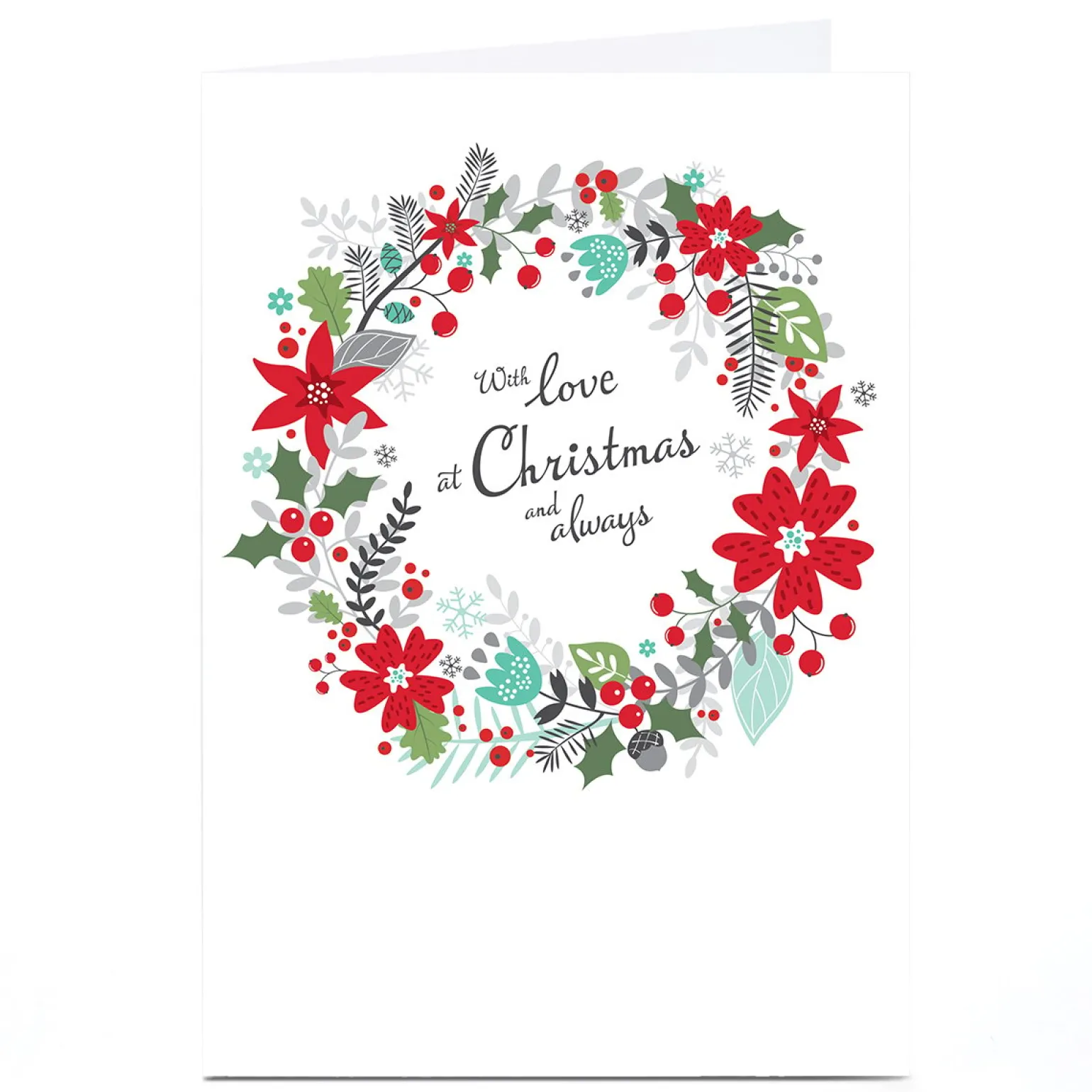 Personalised Christmas Card - Christmas & Always