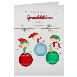 Personalised Christmas Card - Fun Filled Christmas