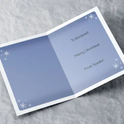 Personalised Christmas Card - Grandma & Grandad, Church Choir