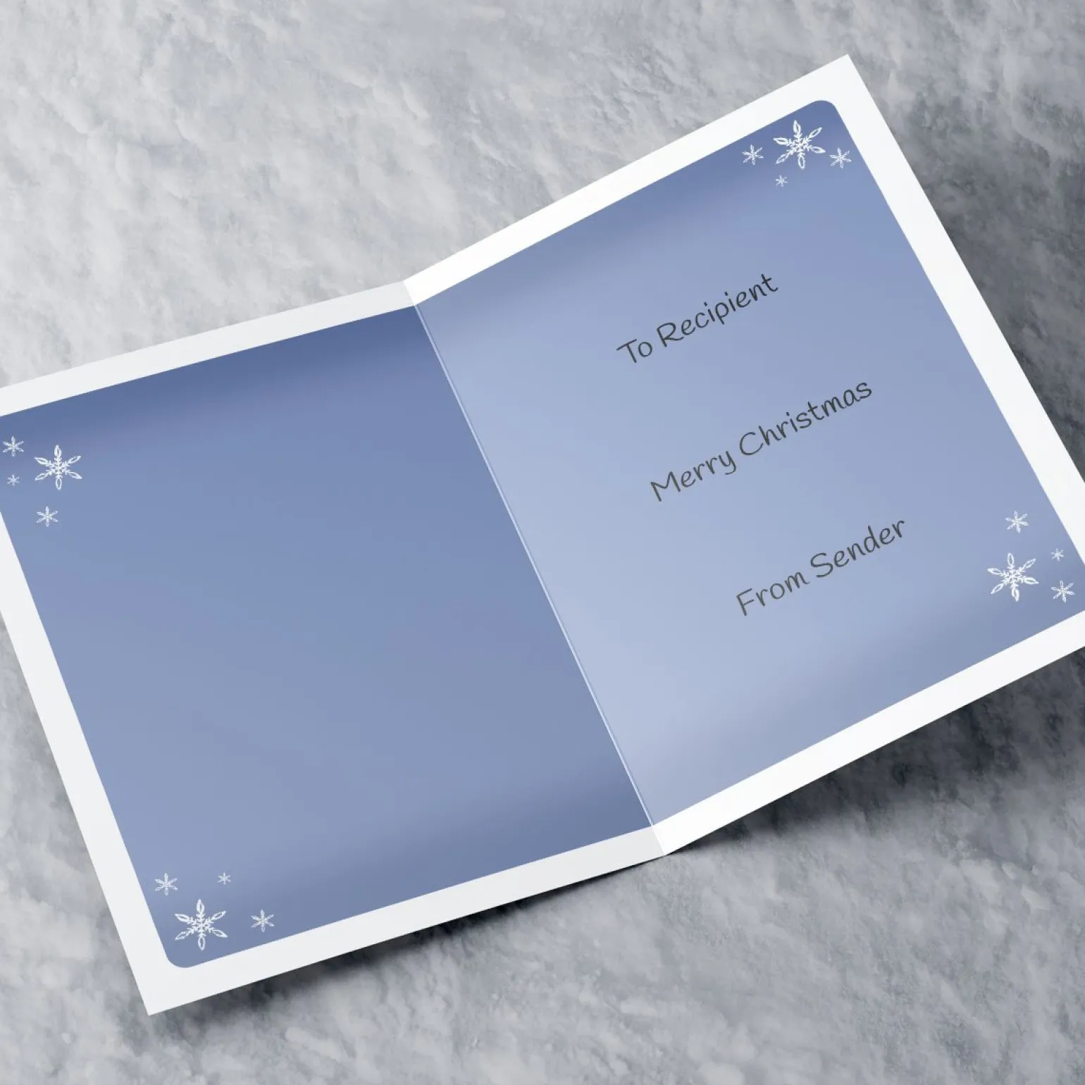 Personalised Christmas Card - Grandma & Grandad, Church Choir